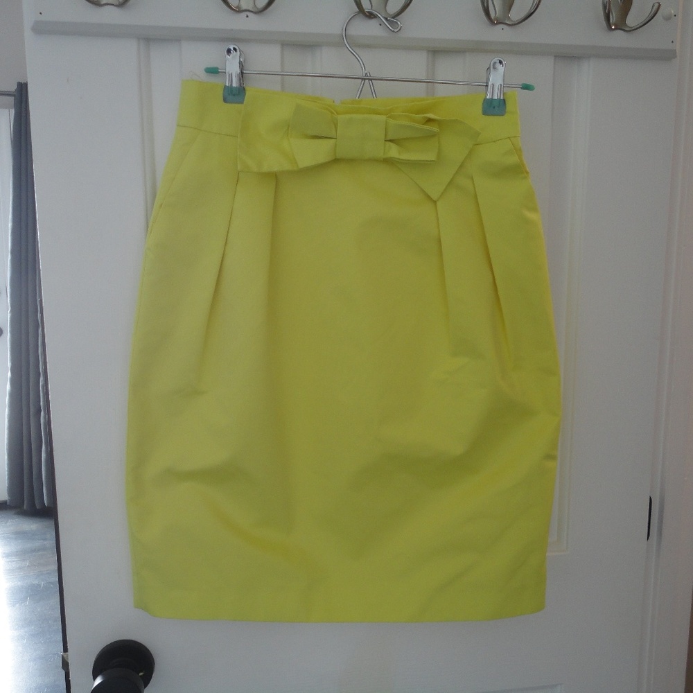 BLUMARINE/ BLUEGIRL skirt/pencil/yellow